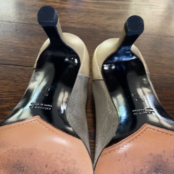 Stunning YSL Metallic Gold Mesh Heel size 9 - Picture 6 of 13